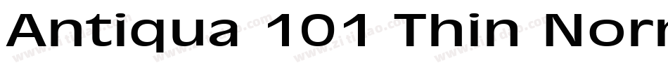 Antiqua 101 Thin Normal字体转换